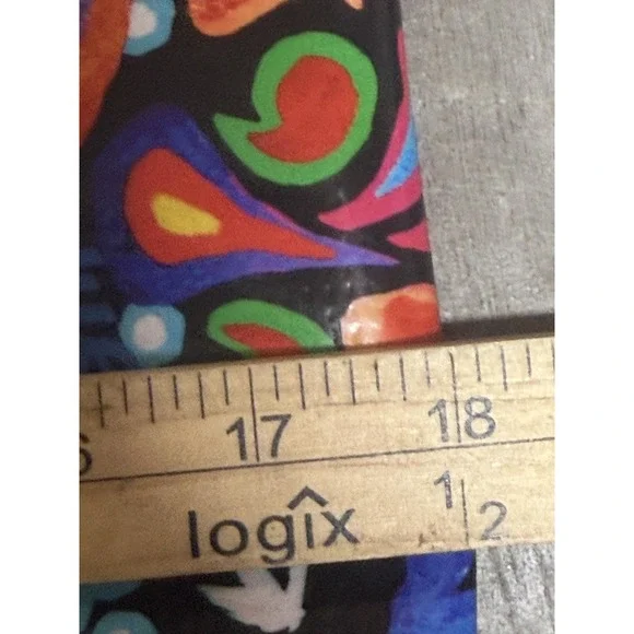 Consuela Tote Bag Womens Large Multicolor Floral Plastic Shoulder Shopper - Picture 5 of 10